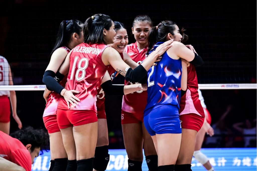 นักวอลเลย์บอลหญิงทีมชาติไทยแข่งขันในรายการ VNL 2025 – FIVB ไม่อยากเสียทีมไทยจากรายการหลัก
