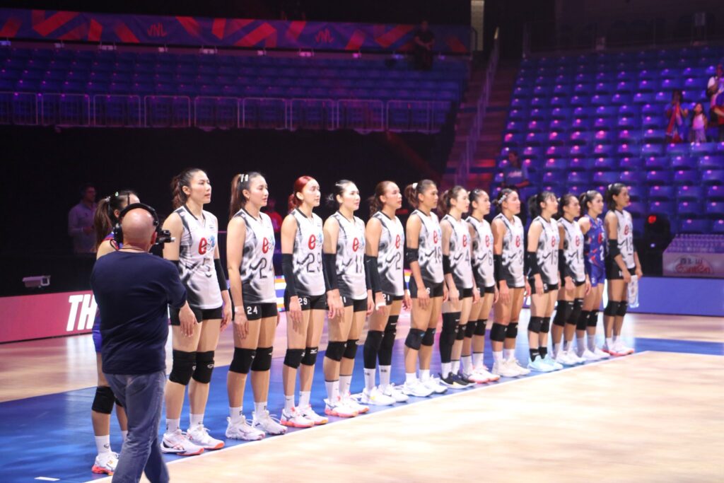 นักวอลเลย์บอลหญิงทีมชาติไทยกำลังลุ้นอยู่รอดหลังถูกเกาหลีใต้แซงใน VNL 2025