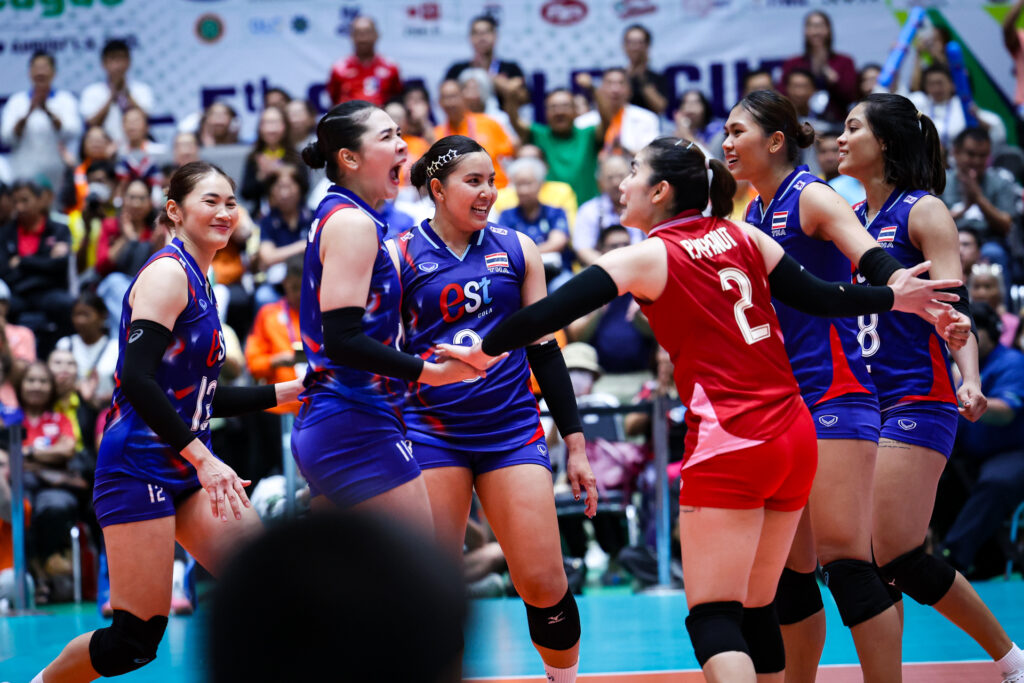 วอลเลย์บอลหญิงทีมชาติไทย พบ อินโดนีเซีย ซี วี ลีก 2025 สัปดาห์ 2