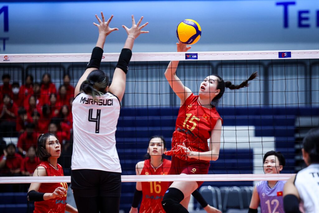 เวียดนามเอาชนะอินโดนีเซีย 3 เซตรวด ศึก SEA V League 2025