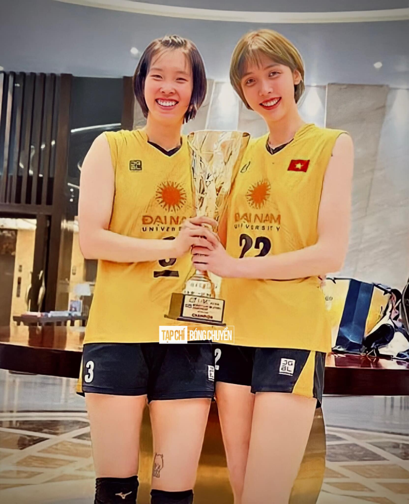 ลี ถิ ลูเยน (Lý Thị Luyến) ส่วนสูง 195 ซม. สวมชุดวอลเลย์บอลทีมชาติเวียดนาม