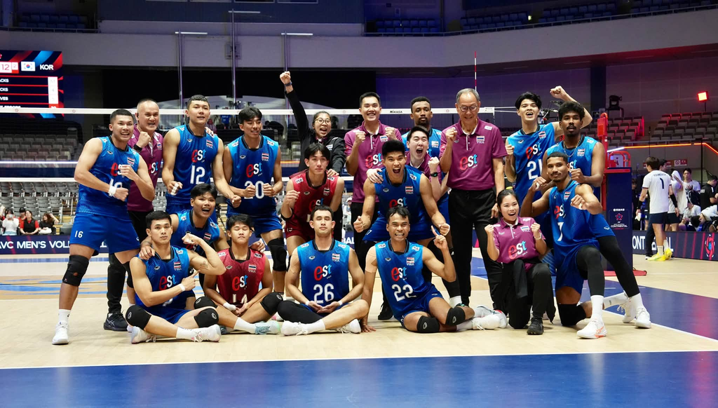 ทีมวอลเลย์บอลชายทีมชาติไทยเตรียมพบไชนีสไทเป ในศึกวอลเลย์บอลชายชิงแชมป์เอเชีย 2026 พร้อมประกาศถ่ายทอดสดทางช่อง 29 และ Mono Max Sport วันที่ 9 กันยายน 2569 เวลา 11.30 น.